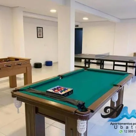 Jardim das Palmeiras II Home Resort JP2 Ubatuba - Apartamento com 2 Dorms, 1 Suíte, Condomínio com Piscina Adulto e Infantil, Jacuzzi Aquecida,Sauna, Churrasqueira, Academia, Salão de Jogos e Playground-3